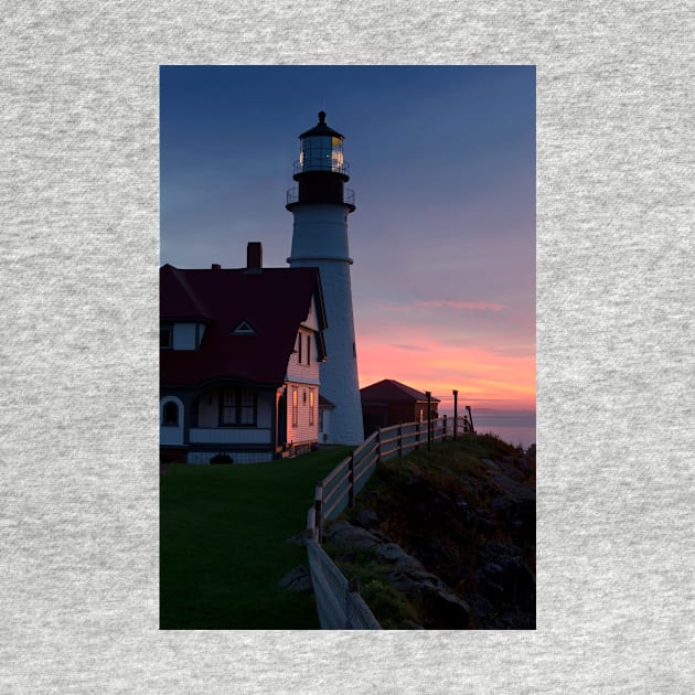 Dawn at Portland Light by jforno